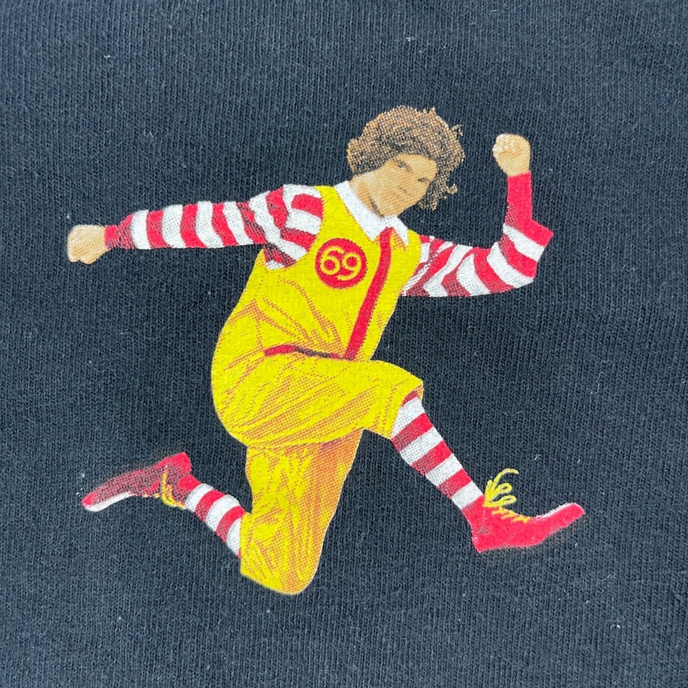 Danny Duncan Mens Medium Black Long Sleeve T-Shirt Clown Graphic 69 Streetwear